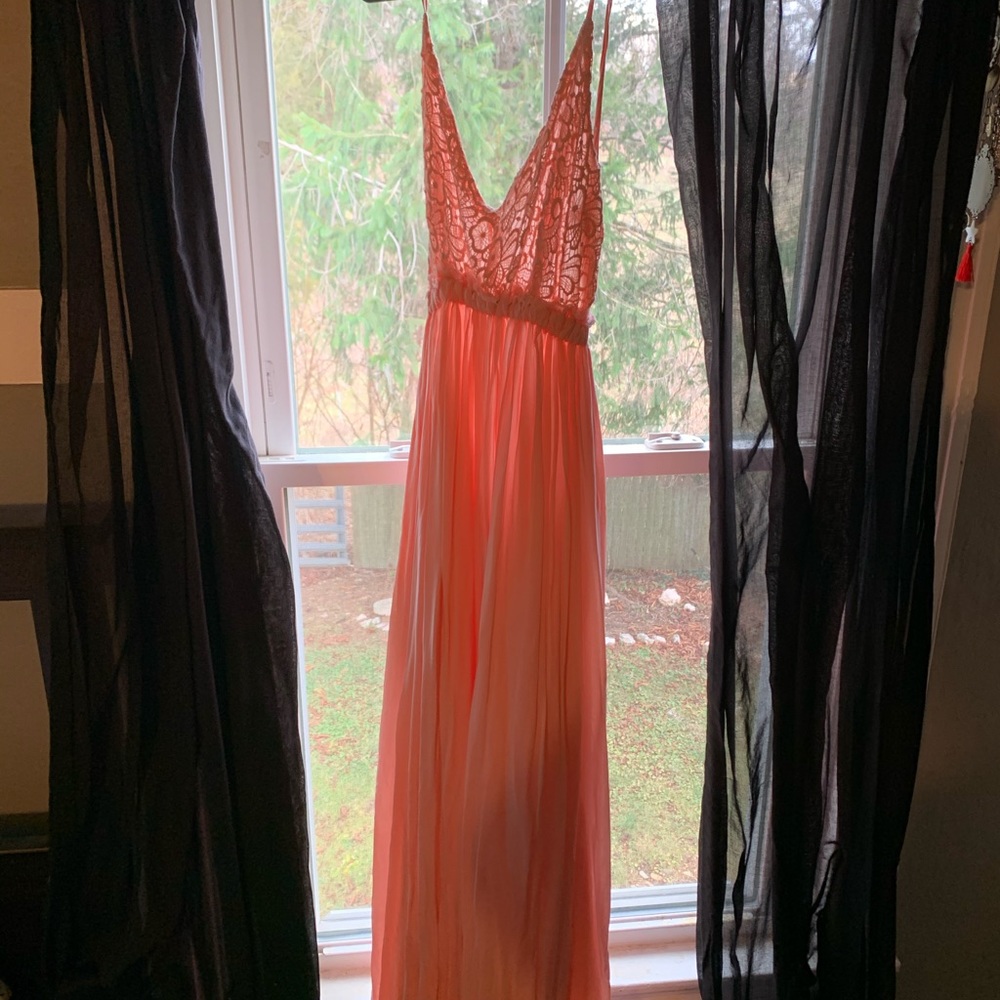 Baby Pink maxi dress